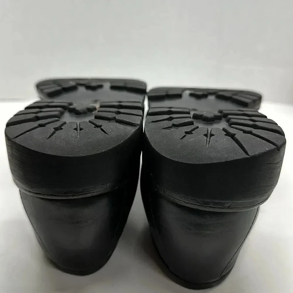 Gucci Black Leather Horsebit Loafers